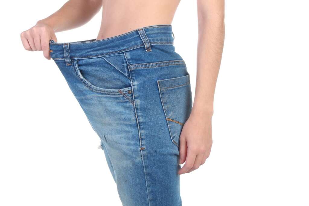 loose jeans from losing weight