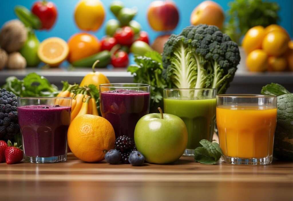 list of fruits and vegetables for juicing